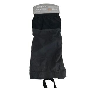 Tubbs Snowshoes Women's Gaiters Black Gray Water Resistant Nylon X1203001010 NWT
